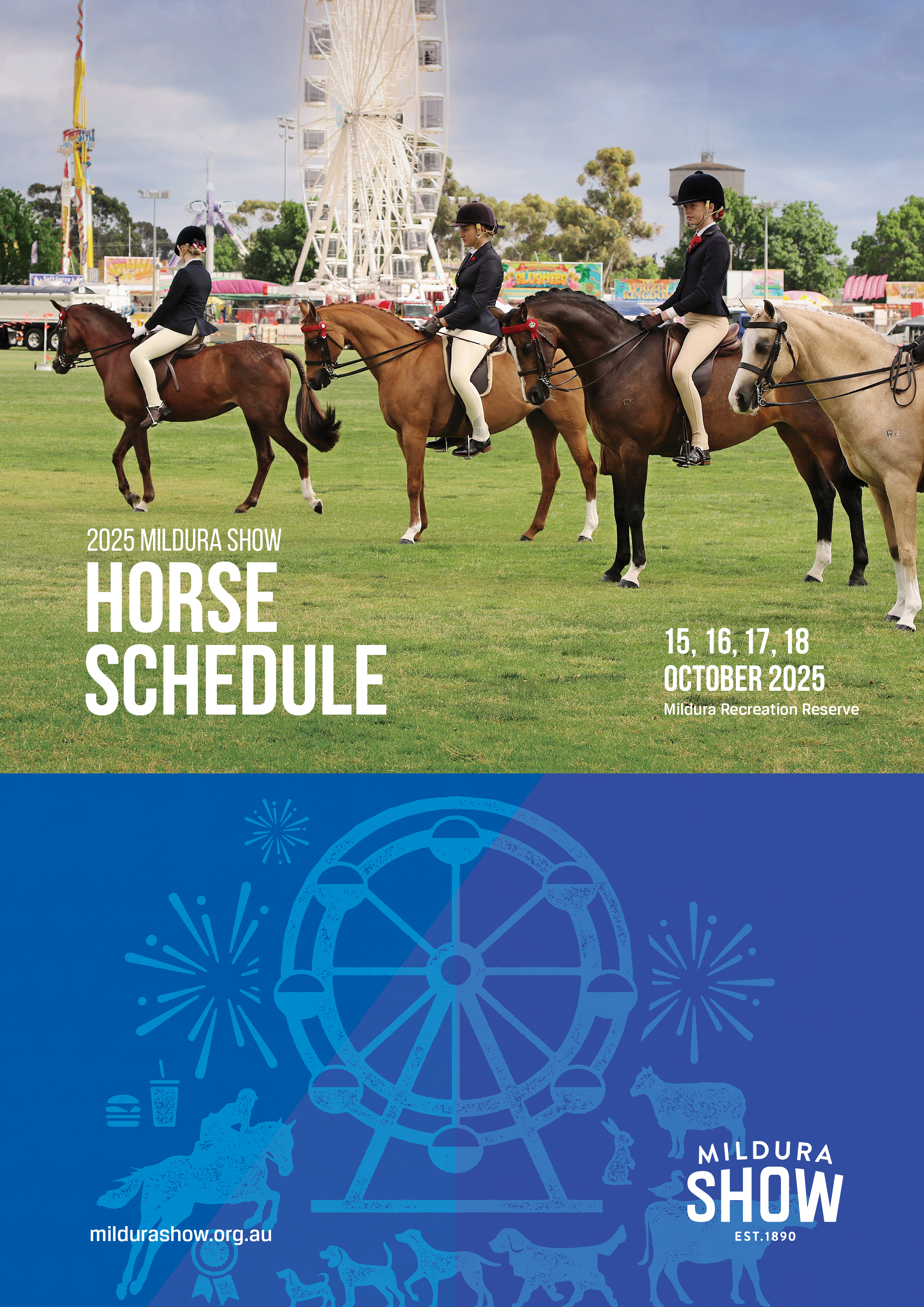 Mildura Show Junior Schedule